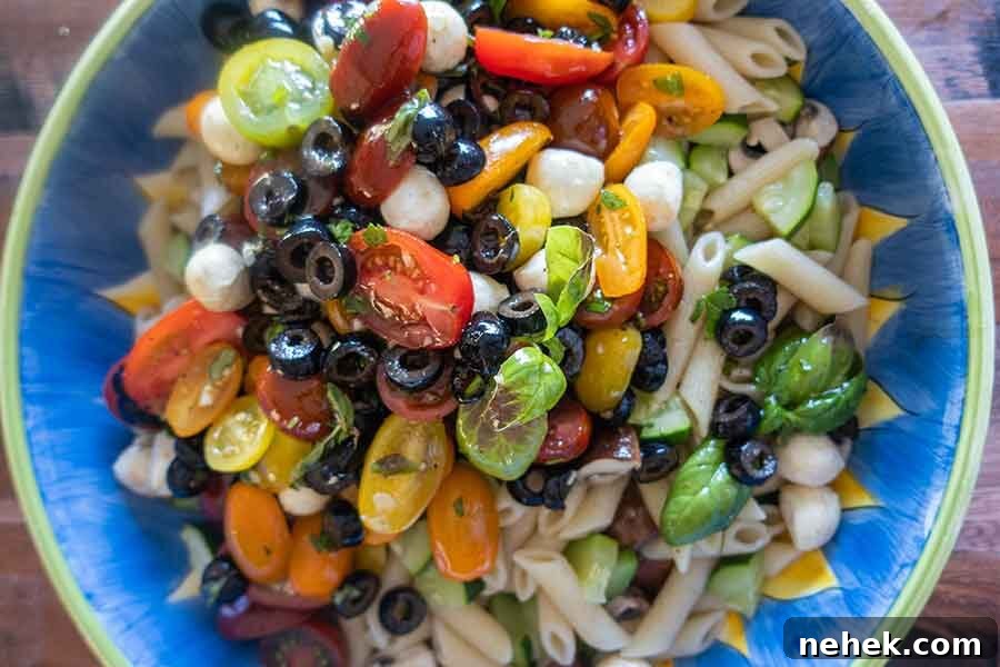 Greek pasta salad, gluten free