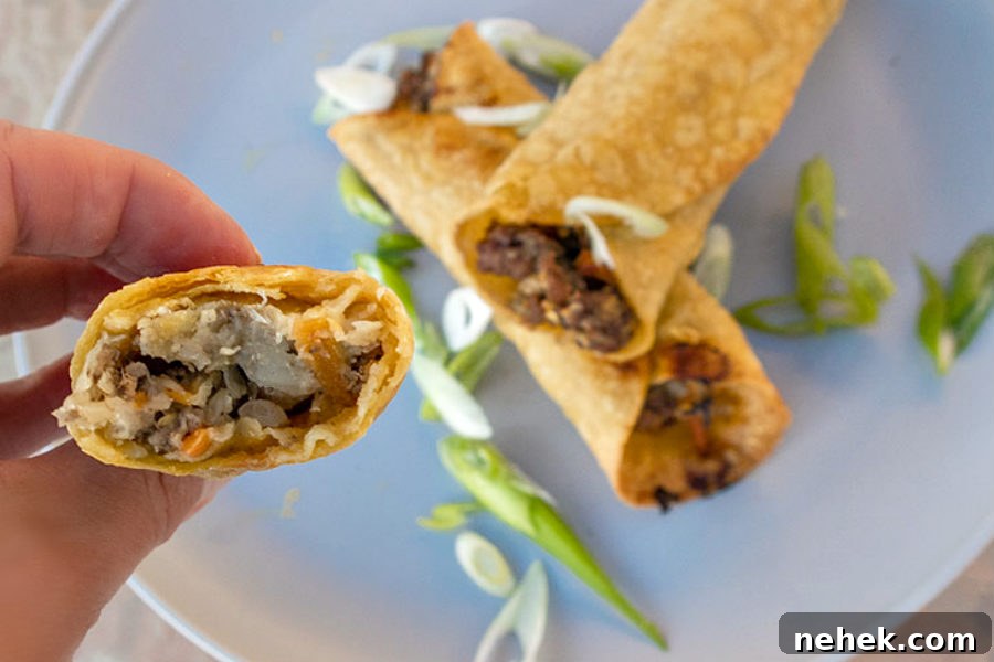 gluten free egg rolls appetizer