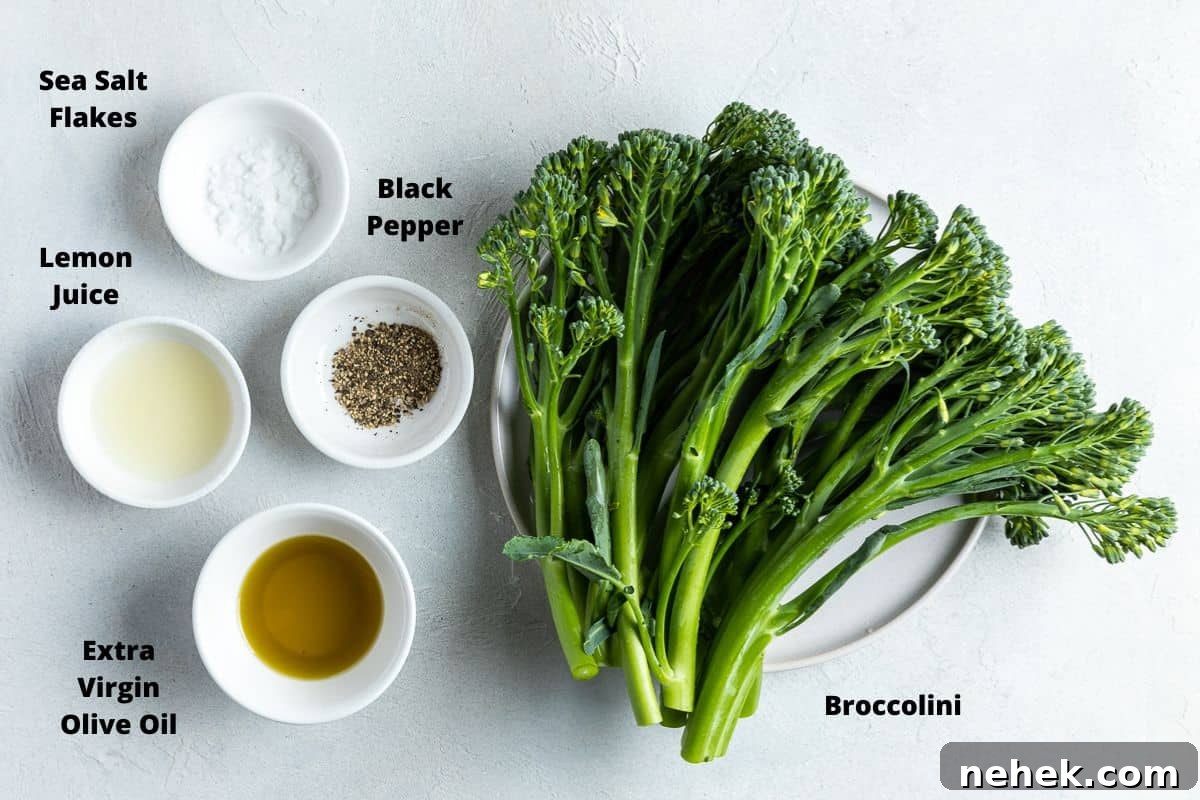 Ingredients in this recipe on a white background.