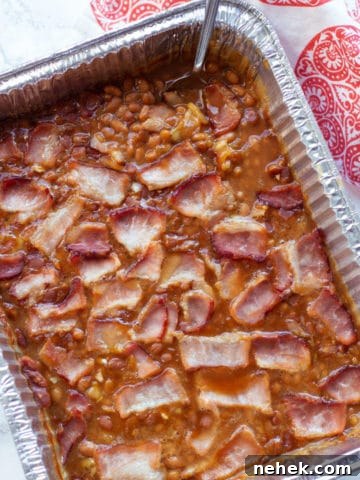 Smoked Baked Beans with Bacon