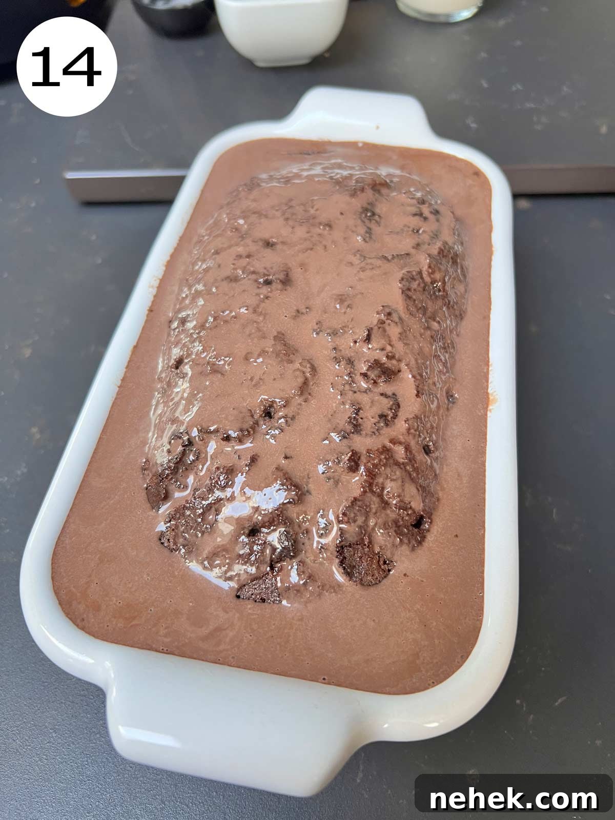 Ultimate Moist Chocolate Cake Recipe for Rich, Decadent Results 17 Milk sauce poured over the cake.