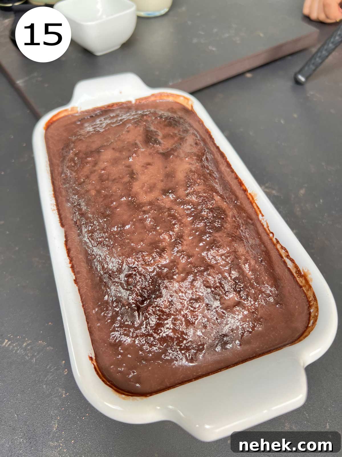 Ultimate Moist Chocolate Cake Recipe for Rich, Decadent Results 18 Milk sauce all absorbed by the chocolate cake.