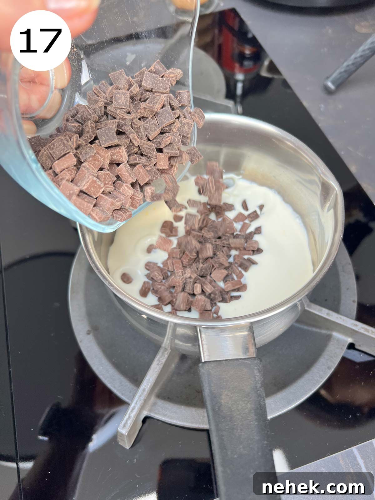 Ultimate Moist Chocolate Cake Recipe for Rich, Decadent Results 20 Chocolate chips added to the cream.