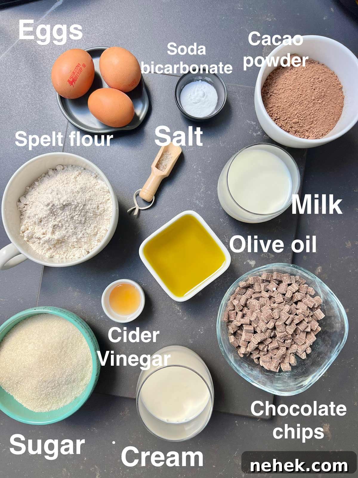 Ultimate Moist Chocolate Cake Recipe for Rich, Decadent Results 3 Ingredients needed for moist chocolate cake.