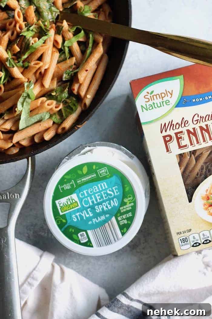 Creamy Vegan Pasta in 20 Minutes: Quick Weeknight Recipe 4 ingredients for pasta
