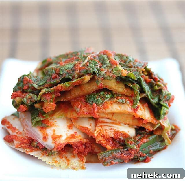 Napa Cabbage Kimchi © Jeanette's Healthy Living
