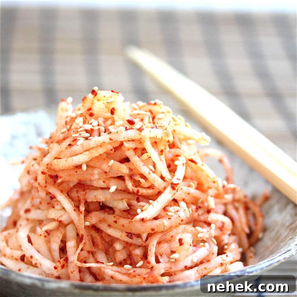 Kohlrabi KimChi © Jeanette's Healthy Living