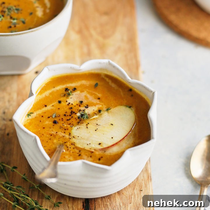 Butternut Squash Apple Soup