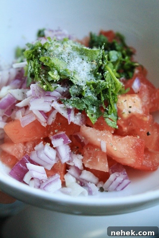 Zippy Guacamole with Fresh Pico de Gallo Topping 12 chunky salsa recipe