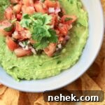 Zippy Guacamole with Fresh Pico de Gallo Topping 18 guacamole recipe with salsa