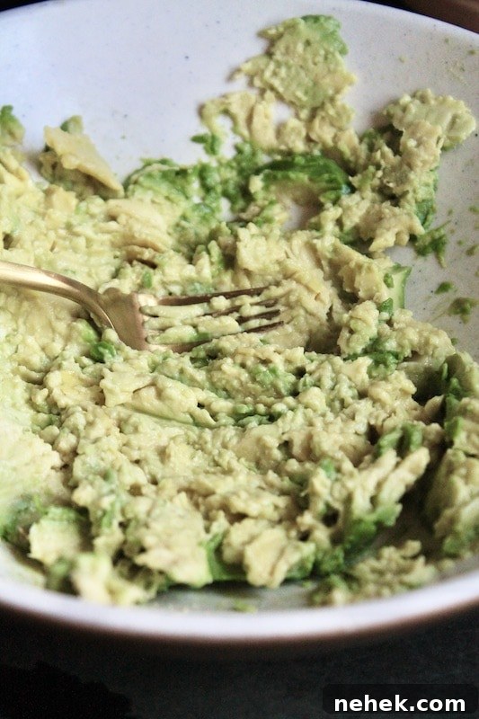 Zippy Guacamole with Fresh Pico de Gallo Topping 8 smash the avocado