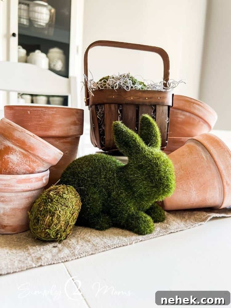 natural inspired spring dining room décor