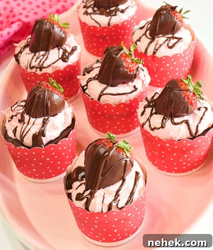 Neapolitan Cupcakes.