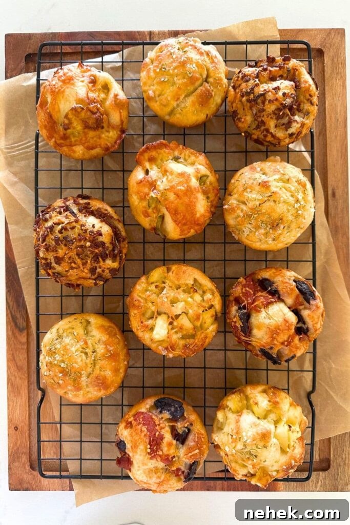 Sourdough Focaccia Muffins for Sharing: Crispy, Airy Bites 12 freshly baked muffins