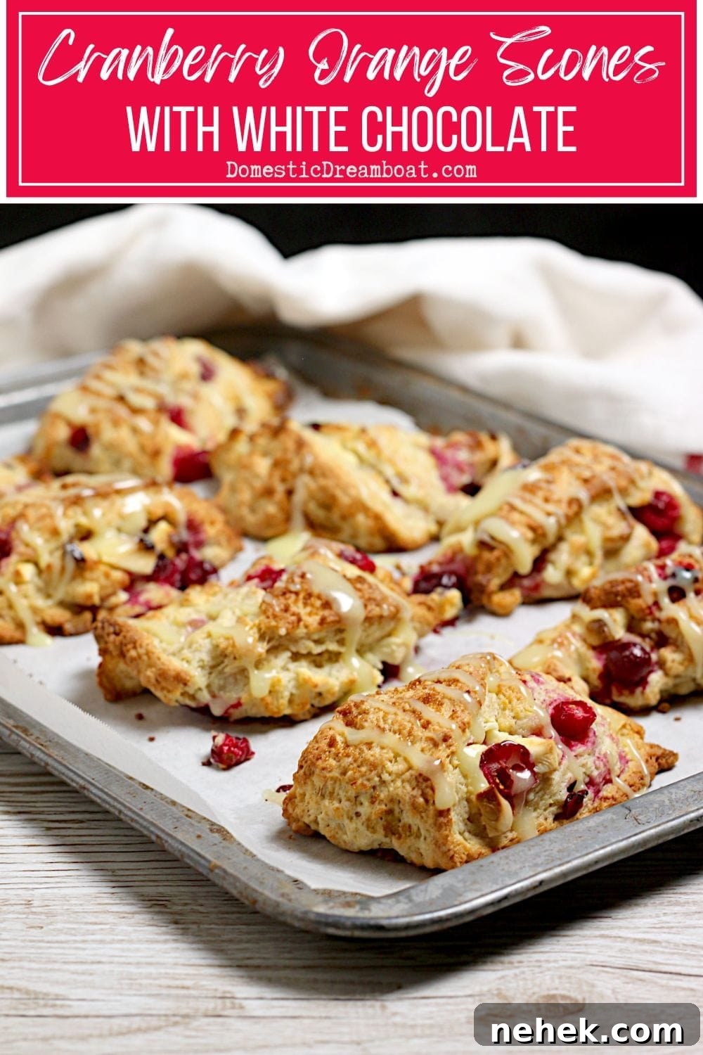 Cranberry Orange Scones with White Chocolate Drizzle 10 img 25525 9