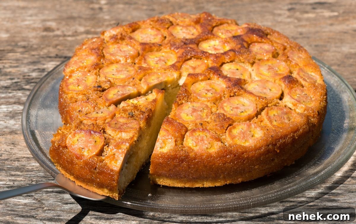 steamed banana cake