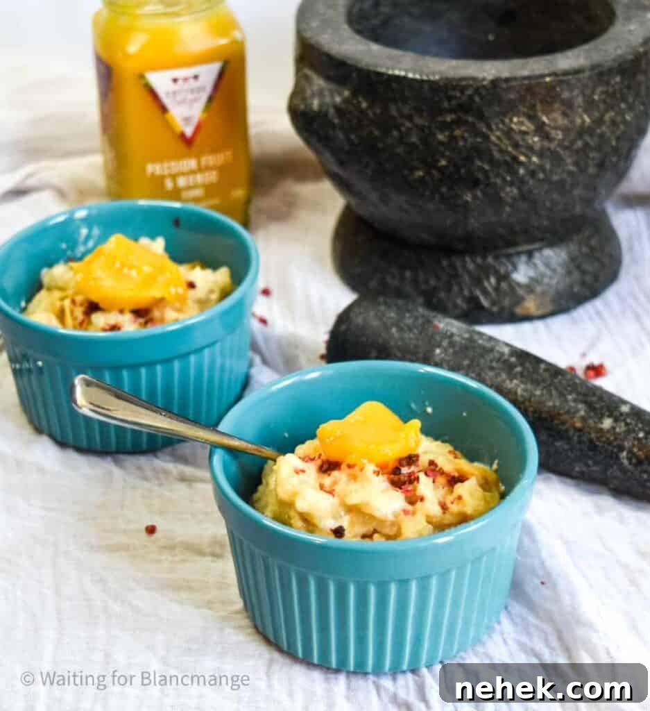 pandan rice pudding