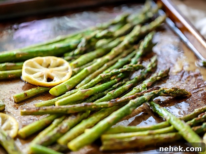 asparagus baked in the oven