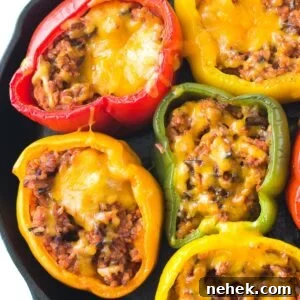 Ground Turkey Stuffed Peppers Recipe