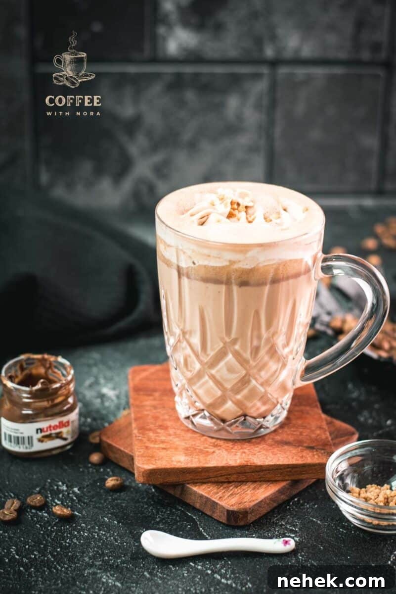 Celebrate World Nutella Day on February 5th with a delicious Nutella coffee