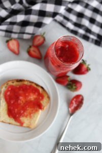 Strawberry Freezer Jam Recipe: Quick No-Cook Spread for Toast 4 IMG_7978