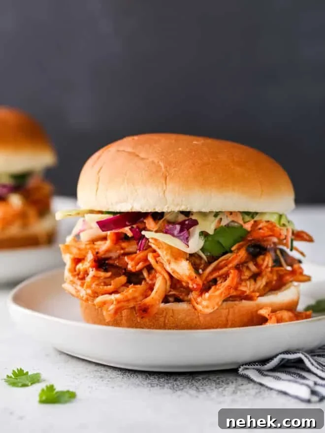 Smoky Pulled BBQ Chicken Sandwich Recipe for Flavor-Packed Sandwiches 7 pulled bbq chicken sandwiches