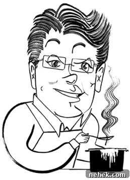 Crispy Hot Honey Chicken Tenders Recipe 3 david caricature