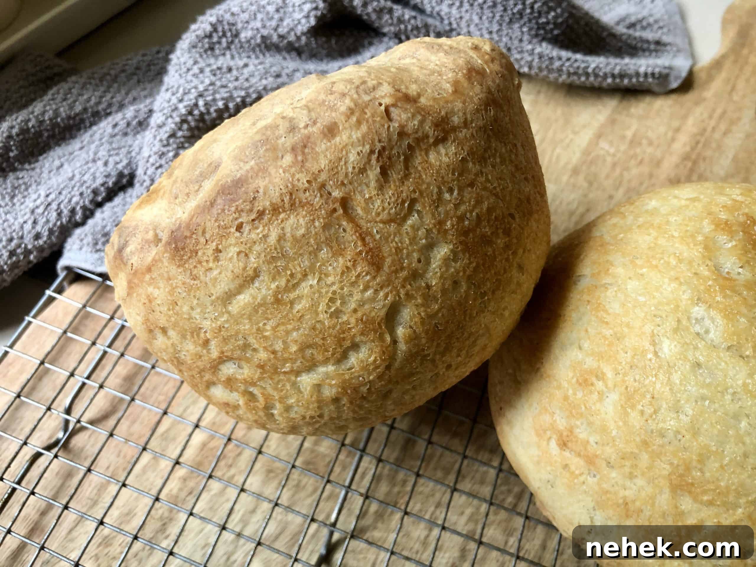 everyday no-knead peasant bread