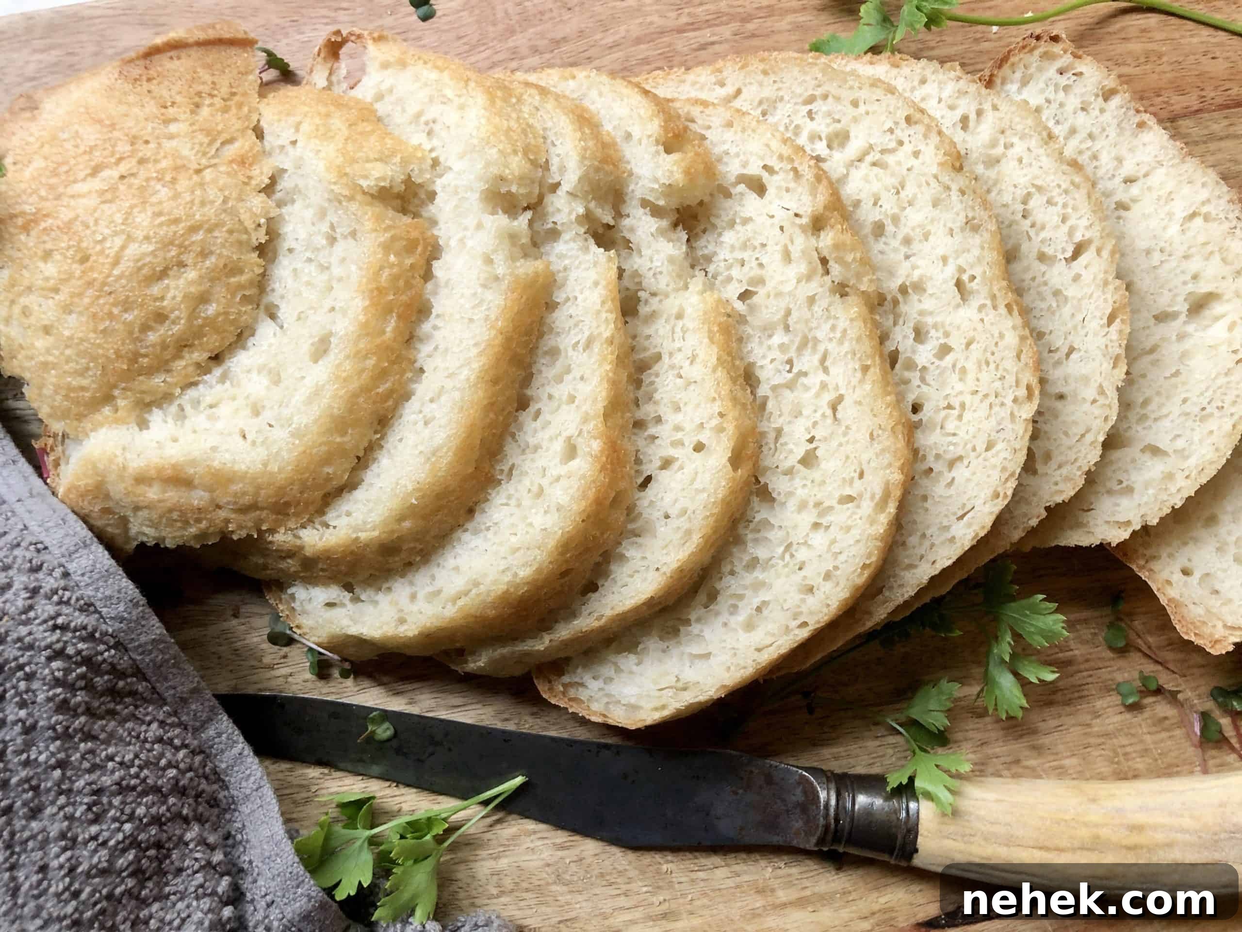 everyday no-knead peasant bread