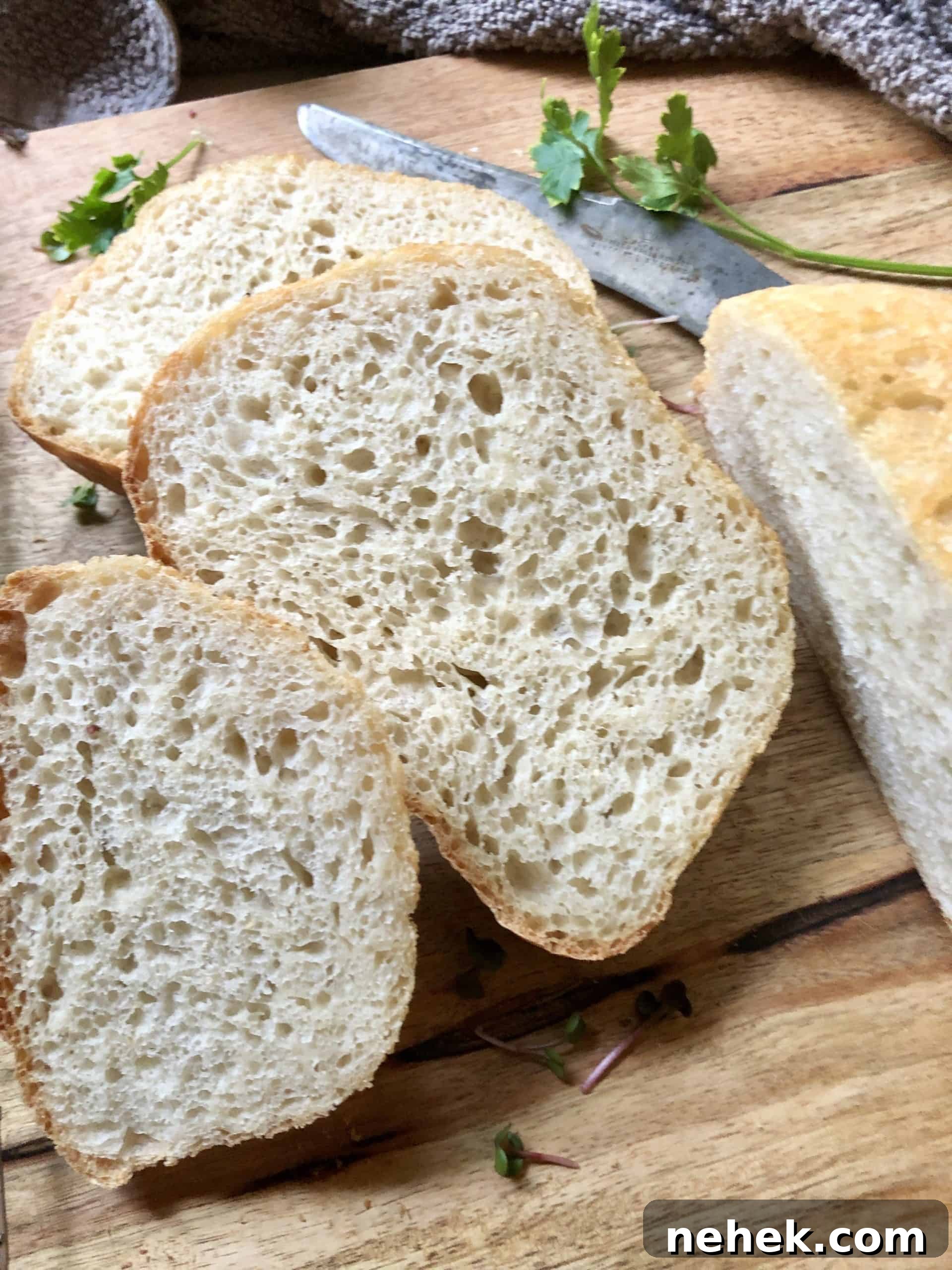 everyday no-knead peasant bread