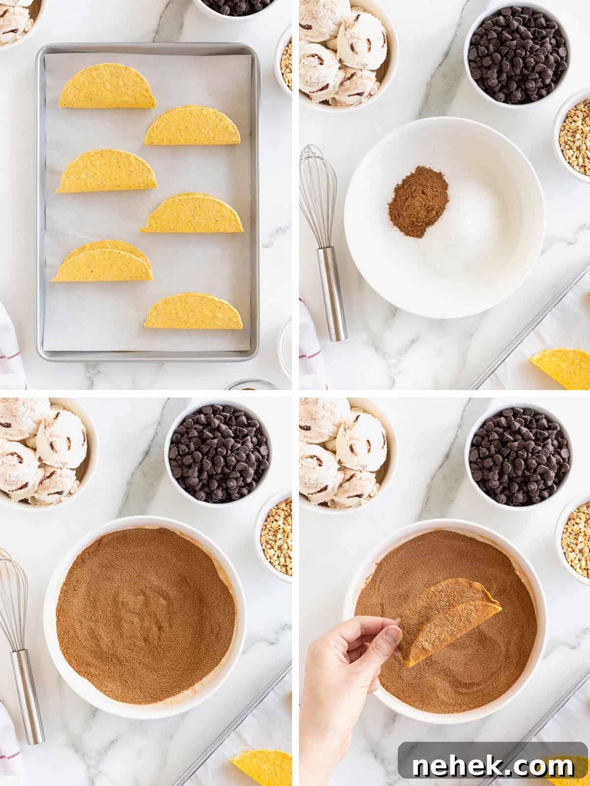 How to Make Homemade Chocolate Tacos: Step-by-Step Recipe 6 Steps to make homemade choco tacos.