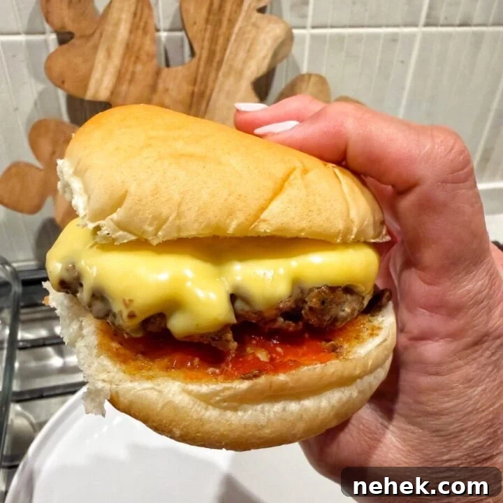 A sizzle burger