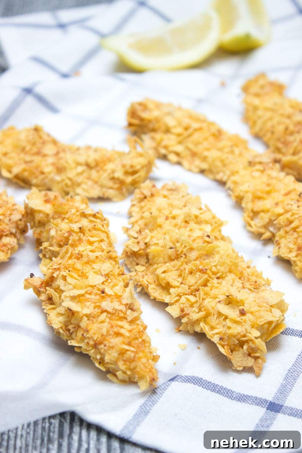 Crispy Baked Cornflake Chicken Tenders You’ll Love 2 Oven Baked Cornflake Chicken Tenders with Dijon Mustard Sauce