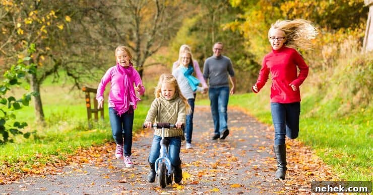 Family Strategies to Reduce Anxiety Together: Practical Tips 3 Family going for a walk