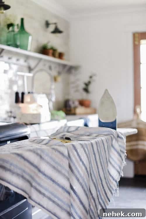Three-Thread Rolled-Hem Cloth Napkins: Durable Linen Set 5 img 4493 4