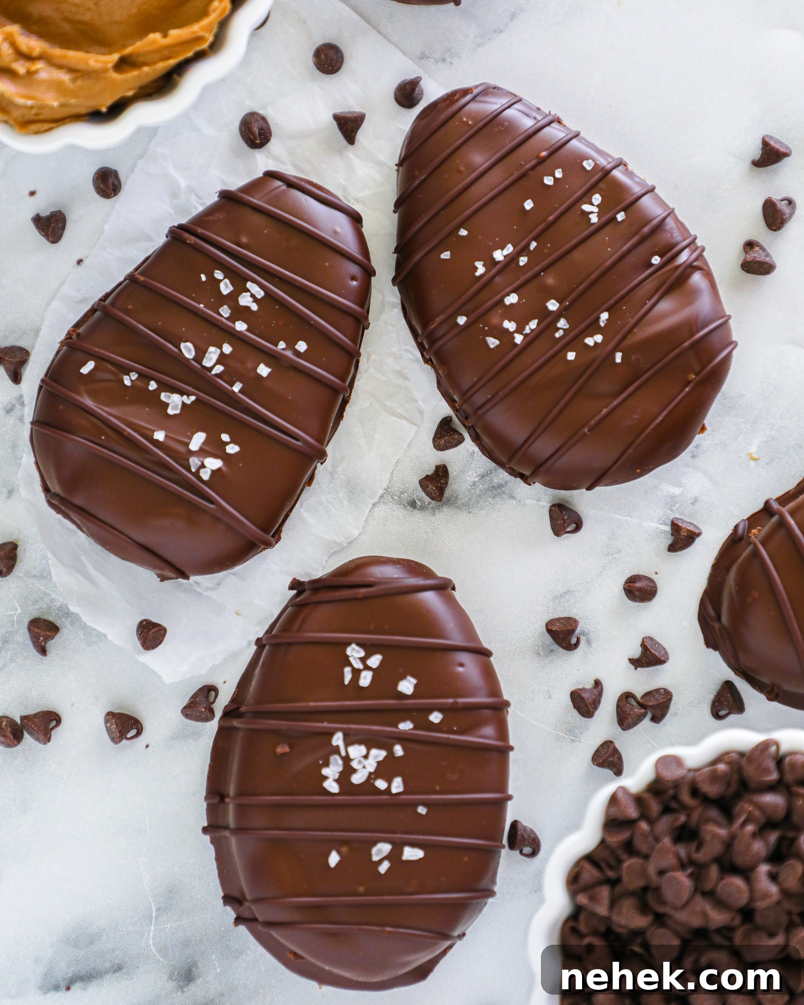Delicious chocolate covered Easter eggs that taste better than anything you'll find in the store! Plus they're so easy to make and are healthy too!