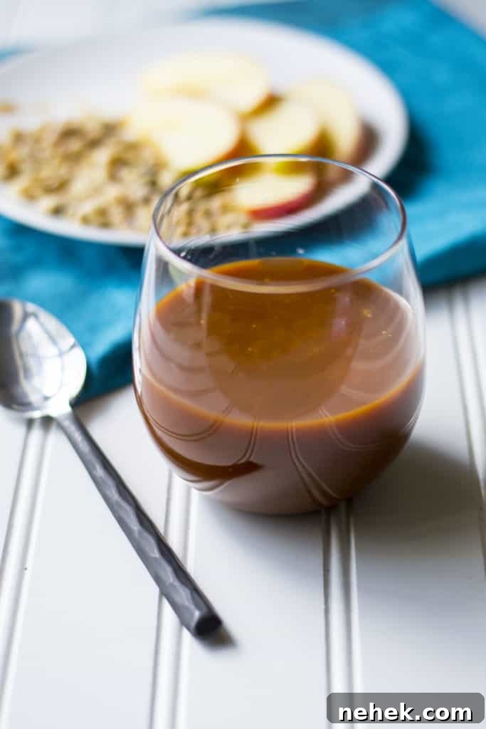 Bourbon Salted Caramel Sauce Recipe for Drizzling & Gifts 4 Bourbon Salted Caramel Sauce | Bourbon Salted Caramel Sauce is a sweet velvety sauce perfect for dessert cakes, cookies, pies, ice cream and just about anything else you can think of!