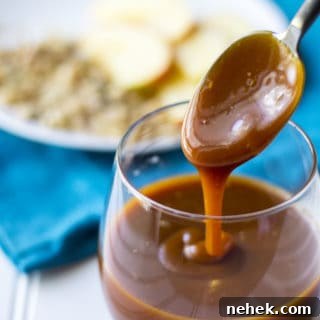 Bourbon Salted Caramel Sauce Recipe for Drizzling & Gifts 6 Bourbon Salted Caramel Sauce