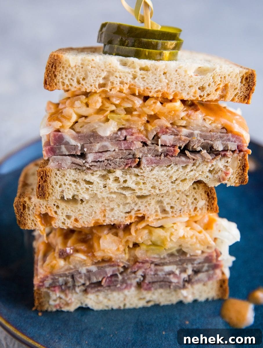 Nitrate-Free Paleo Pastrami: Homemade Recipe and Tips 12 Homemade Rueben sandwich