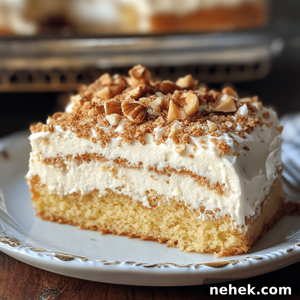 Italian Cream Sheet Cake