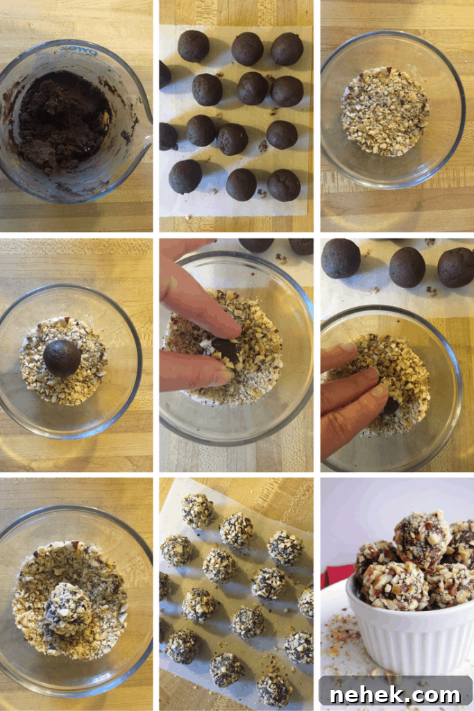 chocolate-hazelnut-truffles-steps