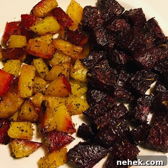 Herb-Garlic-Roasted Beets