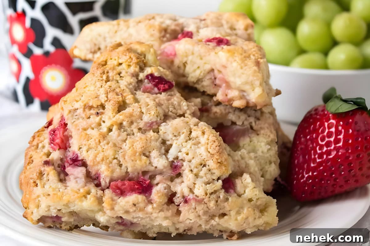 Strawberry Scones