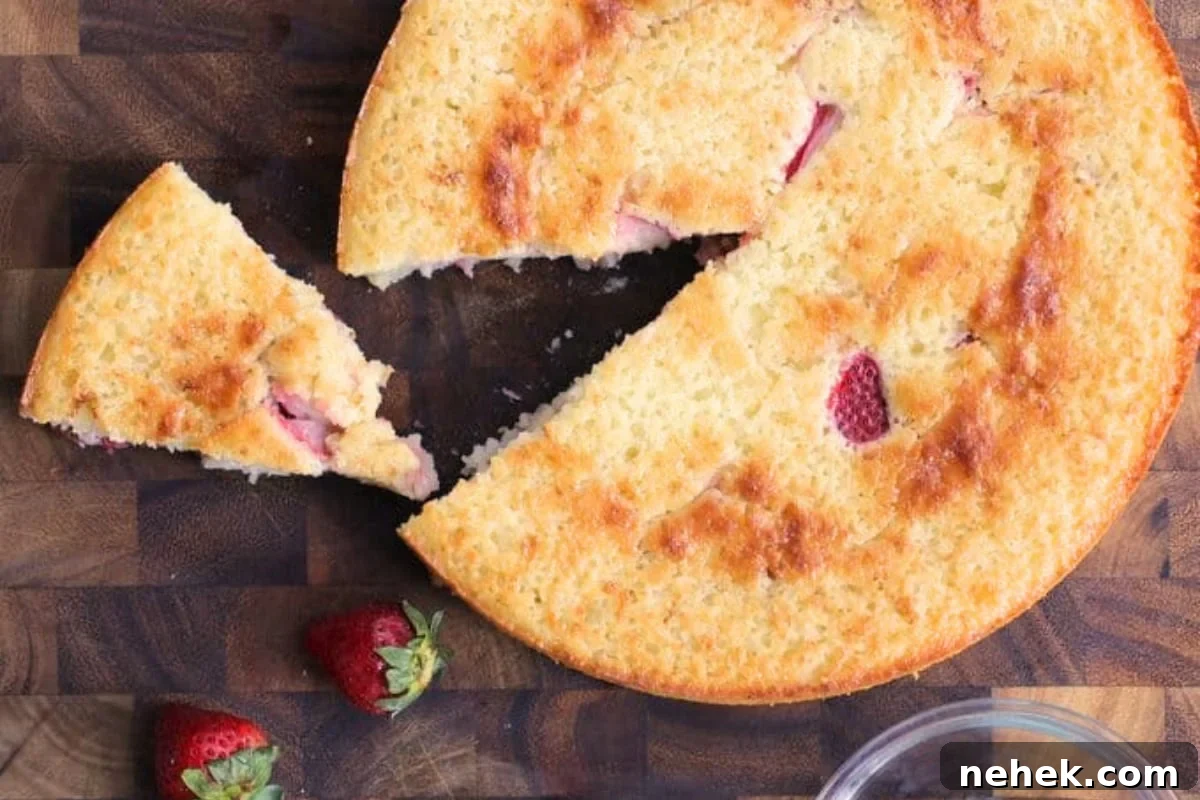 Strawberry Yogurt Cake
