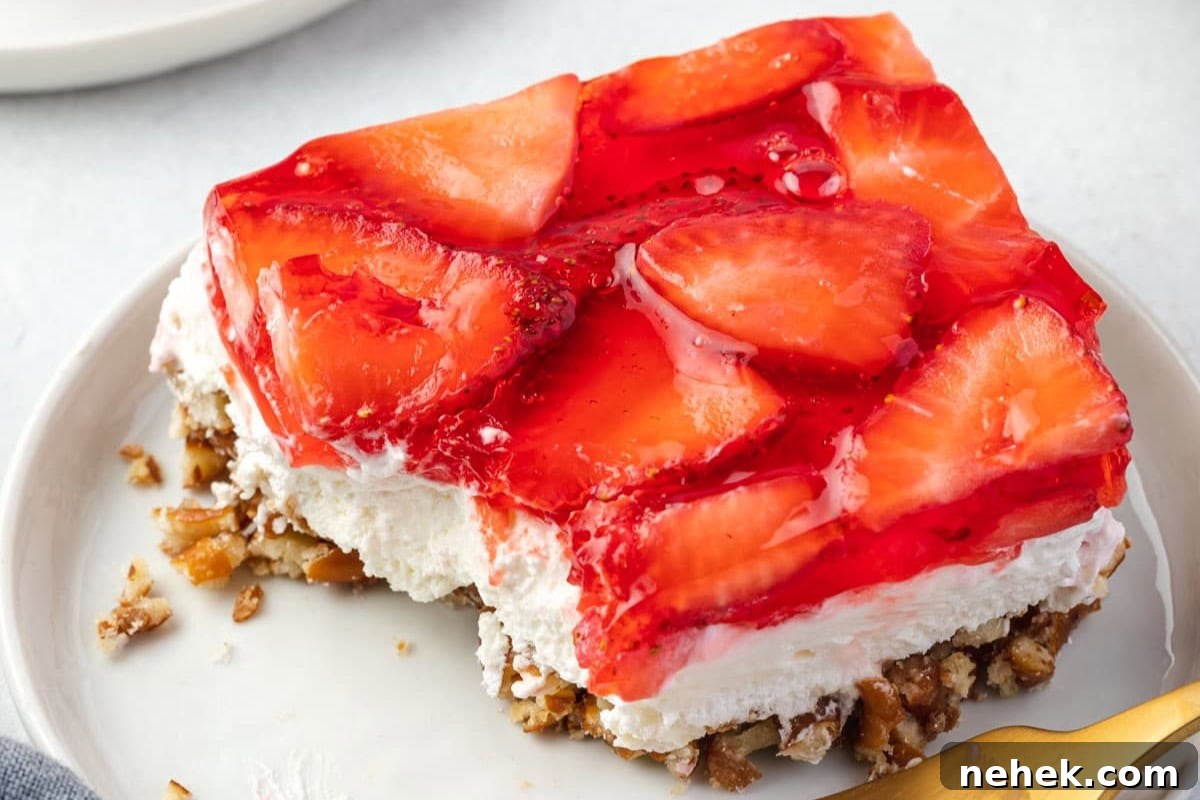 Strawberry Pretzel Salad