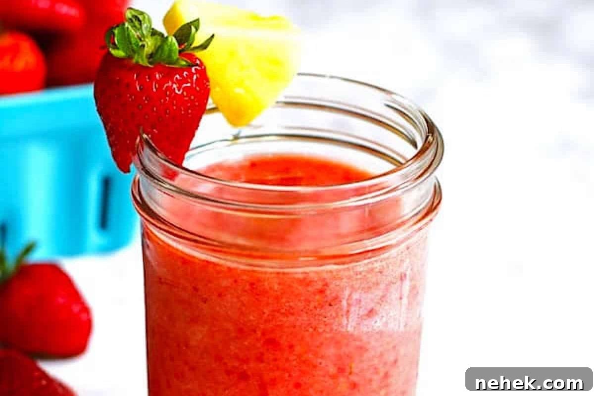 Strawberry Pineapple Smoothie