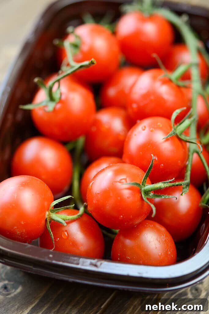 Vine-ripened cherry tomatoes - Grilled Corn Salad