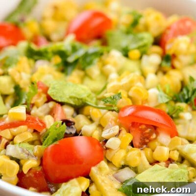 Grilled Corn Salad