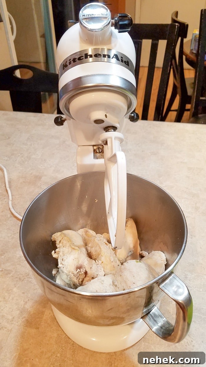 how to make shredded chicken