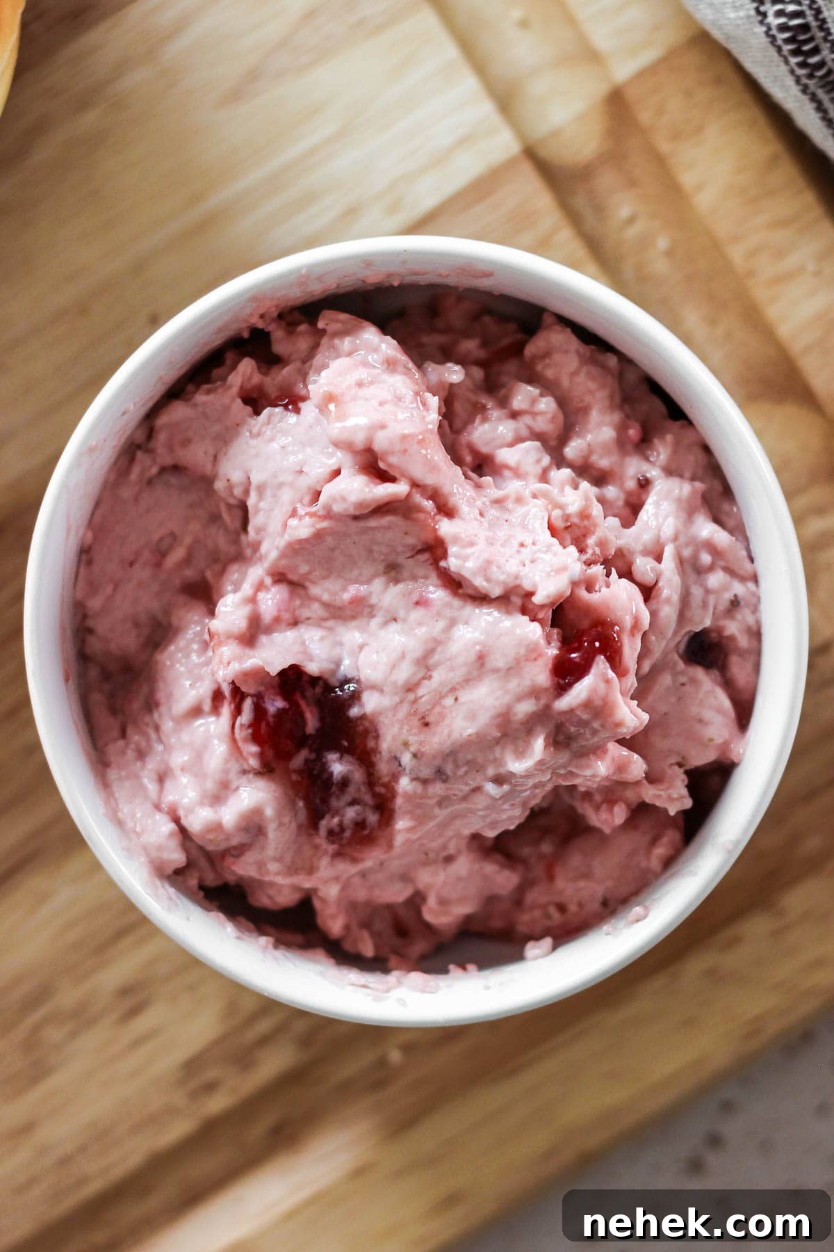 Homemade strawberry cream cheese